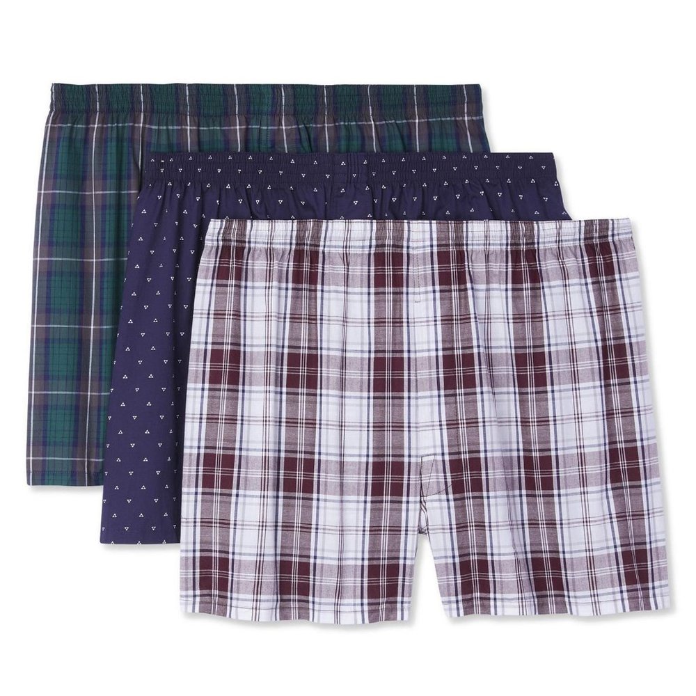 Woven Boxer Briefs Assorted Colours (3 pack)